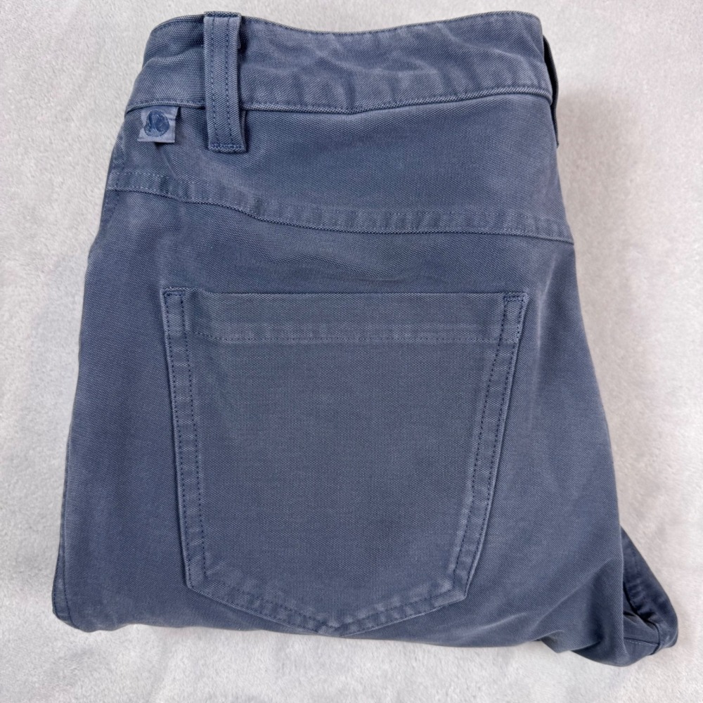 Lululemon‎ ABC Pant Slim Fit Tech Canvas Chino Casual Mens Blue Size 34